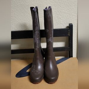 Tretorn Plask Tall Wedge Rain Boots